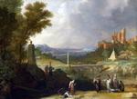 欧洲12-19世纪油画二_BREENBERGH, Bartholomeus - The Finding of the Infant Moses by Pharaoh's Daughter